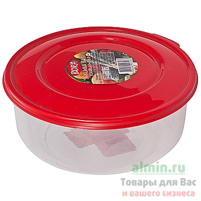 Контейнер круглый 1л Н73хD165 мм ПЛАСТИК BORA 1/36 (арт. 797) Контейнер круглый 1л Н73хD165 мм ПЛАСТИК BORA 1/36 (арт. 797)