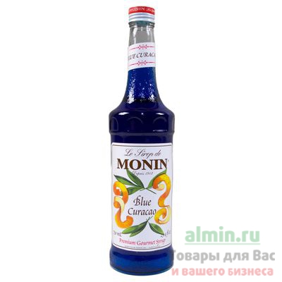 Сироп БЛЮ КУРАСАО 1л MONIN в стекле MN 1/6 Сироп БЛЮ КУРАСАО 1л MONIN в стекле MN 1/6