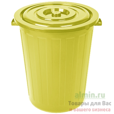 Бак мусорный круглый 105л Н660хD550 мм ПЛАСТИК ЖЕЛТЫЙ BORA 1/1 (арт. 251) Бак мусорный круглый 105л Н660хD550 мм ПЛАСТИК ЖЕЛТЫЙ BORA 1/1 (арт. 251)
