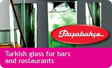Turkish glass for bars and restaurants