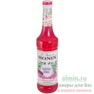 Сироп БАБЛ ГАМ 0.7л MONIN в стекле MN 1/6 Сироп БАБЛ ГАМ 0.7л MONIN в стекле MN 1/6