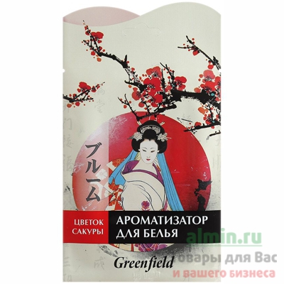 Ароматизатор для белья 1 шт/уп GREENFIELD ЦВЕТОК САКУРЫ GF 1/40 Ароматизатор для белья 1 шт/уп GREENFIELD ЦВЕТОК САКУРЫ GF 1/40