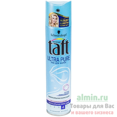 Лак для волос TAFT 225мл ULTRA PURE сверхсильная фиксация SCHWARZKOPF 1/6/12 Лак для волос TAFT 225мл ULTRA PURE сверхсильная фиксация SCHWARZKOPF 1/6/12