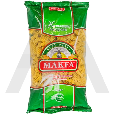 Макароны 450г СПИРАЛЬ МАКФА 1/20, 20 шт./упак в Москве, цена 0руб ...
