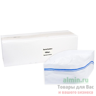 Пилотка поварская Н85 мм 100 шт/уп БУМАГА БЕЛАЯ С СИНЕЙ ПОЛОСОЙ 1/10 Пилотка поварская Н85 мм 100 шт/уп БУМАГА БЕЛАЯ С СИНЕЙ ПОЛОСОЙ 1/10