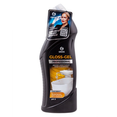 Средство чистящее для сантехники (WC) 750 мл GLOSS-GEL PROFESSIONAL ...