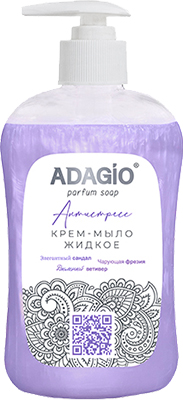 Компания "Аквалон" выпустила новое крем-мыло бренда "Адажио"