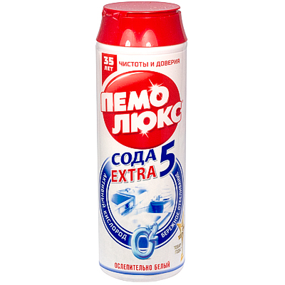 Порошок чистящий универсальный 480г ПЕМОЛЮКС ОСЛЕПИТЕЛЬНО БЕЛЫЙ HENKEL ...